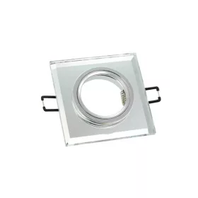   Beépíthető kristály lámpatest SQUARE króm és üveg GU5.3 MR16 90x90x22mm 2012070 VITO