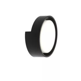   LED kültéri fali lámpa ORI-W1 12W 1020lm 4000K (természetes fehér) IP65 Φ170x68mm fekete 2025600 VITO
