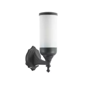   Kültéri fali lámpa TRIESTE-W 1xE27 IP44 Φ95x160x280mm fekete 3241730 VITO