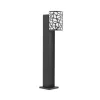 LED kültéri állólámpa BILBAO-B50 8W 300lm 4000K (természetes fehér) IP44 Φ89x145x500mm fekete és fehér 3241450 VITO
