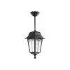 Kültéri függeszték BERGAMO-H E27 fekete IP44 műanyag 160x160x460mm fekete 3241870 VITO