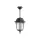 Kültéri függeszték BERGAMO-H E27 fekete IP44 műanyag 160x160x460mm fekete 3241870 VITO