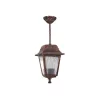 BERGAMO-H kültéri függeszték E27 IP44 műanyag 160x160x460mm antik 3241910 VITO