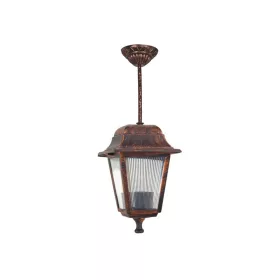   BERGAMO-H kültéri függeszték E27 IP44 műanyag 160x160x460mm antik 3241910 VITO