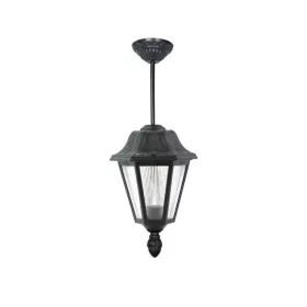   Kültéri függeszték VERONA-H E27 fekete IP44 műanyag 240x240x500mm 3242080 VITO