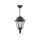 Kültéri függeszték VERONA-H E27 fekete IP44 műanyag 240x240x500mm 3242080 VITO