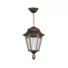 VERONA-H kültéri függeszték E27 IP44 műanyag 240x240x500mm antik 3242110 VITO