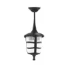 Kültéri függeszték BARI-H E27 IP44 műanyag 180x160mm fekete 3241980 VITO