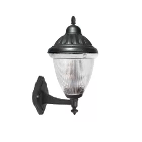   Kültéri fali lámpa LIVORNO-W E27 fekete IP44 műanyag 270x400mm fekete 3242230 VITO