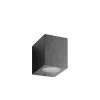 ADRIA SQC1 kültéri fali lámpa GU10 92x90x70mm IP54 műanyag antracit 3230510 VITO