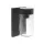 Kültéri fali lámpa KOTOR W1 Φ116x320mm IP44 rozdsamentes acél, fekete 3230350 VITO
