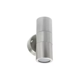   VEGAS kültéri fali lámpa, 2xGU10, Φ60x160x93mm, IP44, rozsdamentes acél, nikkel, 3240550 VITO