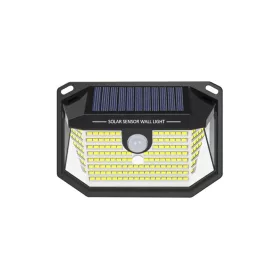   SOLAR LED napelemes reflektor SOLIGHT T 1W 170lm 6400K (hideg fehér) mozgás- és alkonyérzékelővel 18650 3,7V 1200mAh IP44 fekete 3210170 VITO