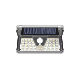   SOLAR LED kültéri reflektor SOLIGHT V 3W 170lm 6400K (hideg fehér) mozgás- és alkonyérzékelővel 18650 3,7V 2400mAh IP44 fekete 3210160 VITO