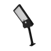 SOLAR LED reflektor SOLIGHT F 3W 440lm 6400K (hideg fehér) alkony és PIR mozgásérzékelővel 18650 3,7V 1800mAh IP44 fekete 3210190 VITO
