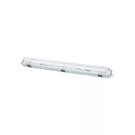   VIGO por- és páramentes lámpatest 1 x T8 G13 LED fénycsőhöz egyoldali betáplálással 663x70x76mm szürke 3310700 VITO
