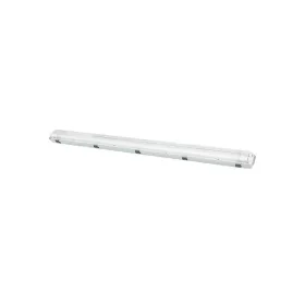   VIGO pormentes lámpatest 2 x T8 G13 LED fénycsőhöz egyoldali betáplálással 1262x100x76mm szürke 3310730 VITO