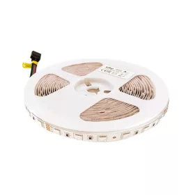   SMD LED szalag LEDStrip+ 24V 5050 60 LED/m 14,4W/m 1470lm/m RGB IP65 3m ragasztó 5m/tekercs vághatóság 10cm 5540790 VITO