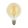 LED filament izzó LEDISONE-RETRO GLOBE G125 8W 880lm E27 2500K (meleg fehér) 1513550 VITO