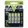 RAVER Alkáli elem AA 4db/bliszter, 1,5V, B7921