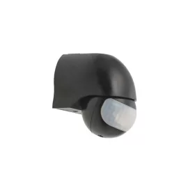   PIR mozgásérzékelő falon kívüli IP44 vízálló fekete 1200W MS07 6110110 VITO