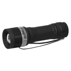   EMOS LED zseblámpa 3W 75lm 3xAAA fókuszálható, fekete, szürke, IP43, P4702