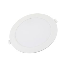   LED háttérvilágítású vékony mini kerek panel, 18W, 6000K, hideg fehér, 1350 lm, fehér, Optonica, 2957
