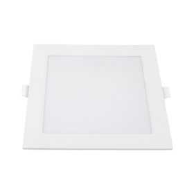   LED háttérvilágítású vékony, mini négyzet alakú panel, 12W, 6000K, hideg fehér, 840 lm, fehér, Optonica, 2966