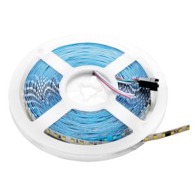   LED szalag készlet tápegység 12v + távirányító + 5m 2835 LED szalag tekercs IP65, 4,8W, 3000K, meleg fehér, dimmelhető, 432 lm, Optonica, 4418