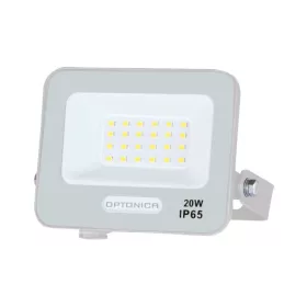   LED smd reflektor fehértel, IP65-ös kivitelben, 15 cm-es kábellel, 20W, 4000K, természetes fehér, 1800 lm, Optonica, 15805