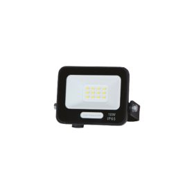   LED smd reflektor, fekete, IP65, 15 cm-es kábellel, 10W, 3000K, meleg fehér, 900 lm, Optonica, 15818