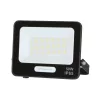 LED smd reflektor, fekete, IP65, 15 cm-es kábellel, 50W, 6000K, hideg fehér, 4500 lm, Optonica, 15825