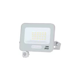   LED smd reflektor IP65 fehértel és érzékelővel, 20W, 6000K, hideg fehér, 1800 lm, Optonica, 15840