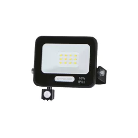   LED smd reflektor IP65 feketetel és érzékelővel, 10W, 6000K, hideg fehér, 900 lm, Optonica, 15848