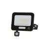 LED smd reflektor IP65 feketetel és érzékelővel, 20W, 4000K, természetes fehér, 1800 lm, Optonica, 15852