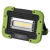 EMOS Akkumulátoros COB LED szerelő lámpa 10W 1000lm, fekete, zöld, IP44, P4533