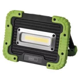   EMOS Akkumulátoros COB LED szerelő lámpa 10W 1000lm, fekete, zöld, IP44, P4533