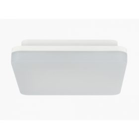   Led lámpatest , négyzet , mennyezeti , 22 x 5 cm , 18W , meleg fehér , matt fehér , villódzás mentes , 5 év garancia , ACTON