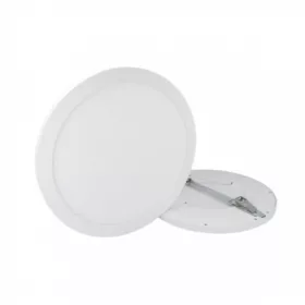   LED panel , 18W , Ultra Slim , univerzális , EasyFix AURA , kerek , meleg fehér dimmelhető