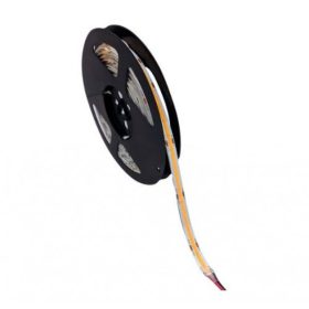   LED szalag , 24 Volt DC , COB , DOTLESS , 10 W/m , meleg fehér , 5 méteres tekercsben , KANLUX