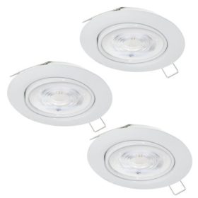   EGLO , 901756 , FAVAZZINA , s&uuml;llyesztett l&aacute;mpa , 2700 K , GU10 , 3X4W , IP20