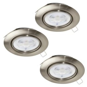   EGLO , 901757 , FAVAZZINA , s&uuml;llyesztett l&aacute;mpa , 2700 K , GU10 , 3X4W , IP20