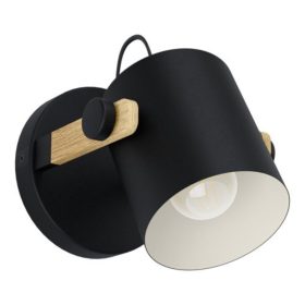   EGLO , 43518 , HORNWOOD , fali l&aacute;mpa , E27 , 1X28W , IP20 , barna