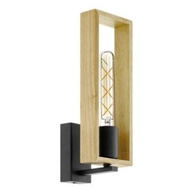   EGLO , 44055 , LITTLETON , fali l&aacute;mpa , E27 , 1X40W , IP20 , barna