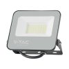 LED reflektor Slimline, 30w, 4000K, természetes fehér, 4800lm, fekete, CRI>70, IP65, V-TAC, 23692