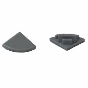   Műanyag végzáró Alumínium sarok profilhoz , teli , CORNER-V , Vialumis , 964