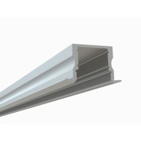   972 VL Süllyeszthető Eloxált Aluminum U Profil LED szalaghoz 2m , DEEP-SINK