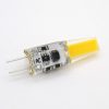 LED lámpa , 12V DC , kukorica , G4 foglalat , 2 Watt , 320° , szilikon bevonat , meleg fehér, COB