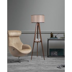   Opviq , 534LUN2171 , Sehbalı , Dió Színű , Állólámpa , E27 Foglalattal