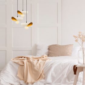   Opviq , 536NTD1145 , Sivani - MR - 964 , Fehér arany Színű , Csillár , E27